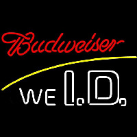 Budweiser We I D Beer Sign Neontábla