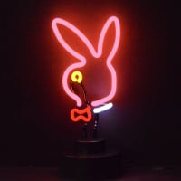 Bunny Head Desktop Neontábla