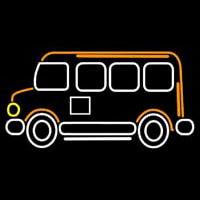 Bus Icon Neontábla