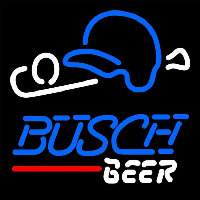 Busch Baseball Beer Sign Neontábla