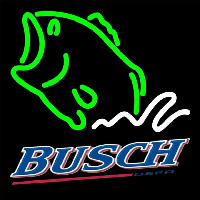 Busch Bass Fish Beer Sign Neontábla