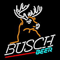 Busch Deer Beer Sign Neontábla