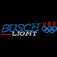 Busch Light Olympic Beer Sign Neontábla