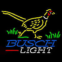 Busch Light Pheasant Beer Sign Neontábla