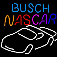 Busch Nascar Beer Sign Neontábla