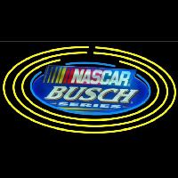 Busch Nascar Oval Beer Sign Neontábla