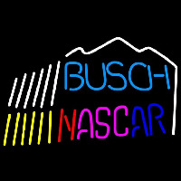 Busch Nascar mountain Beer Sign Neontábla