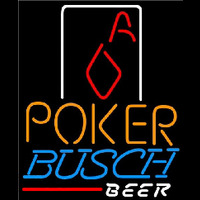 Busch Poker Squver Ace Beer Sign Neontábla