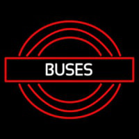 Buses Roundel Logo Neontábla
