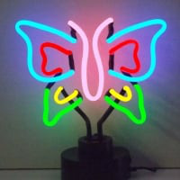 Butterfly Desktop Neontábla