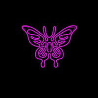 Butterfly Pink Neontábla