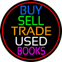 Buy Sell Trade Used Books Neontábla