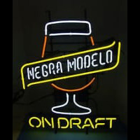 CERVEZA NEGRA MODELO ON DRAFT Neontábla