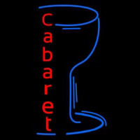 Cabaret With Wine Glass Neontábla
