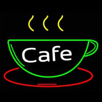 Cafe Cup Neontábla