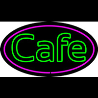 Cafe Oval Neontábla