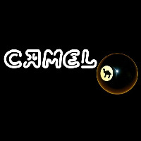 Camel Cigarettes Billiard Ball Neontábla