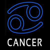 Cancer Logo Neontábla