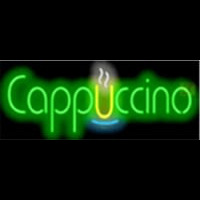 Cappuccino Cafe Neontábla