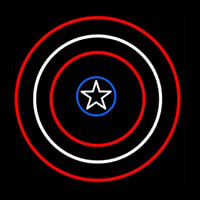 Captain America Shield Neontábla