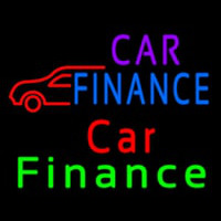 Car Finance With Car Neontábla