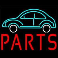 Car Logo Red Parts Neontábla