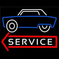 Car Logo Service 1 Neontábla