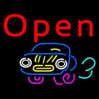 Car Open Neontábla