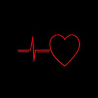 Cardiac Heart Neontábla