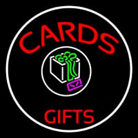 Cards And Gifts Block Logo Neontábla