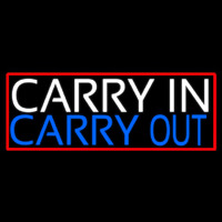Carry In Carry Out Neontábla