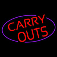 Carry Outs Neontábla