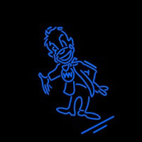 Cartoon Blue Neontábla