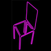 Chair Neontábla