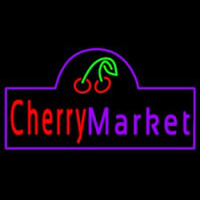 Cherry Market Neontábla