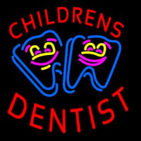 Childrens Dentist Neontábla