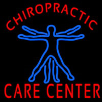 Chiropractic Care Center Human Logo Neontábla