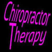 Chiropractor Therapy Neontábla