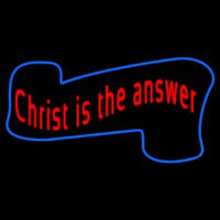Christ Is The Answer Neontábla
