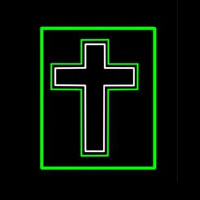 Christian Cross Series Neontábla