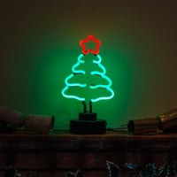 Christmas Tree Desktop Neontábla