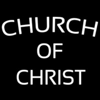 Church Of Christ Block Neontábla