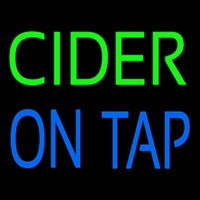 Cider On Tap Neontábla