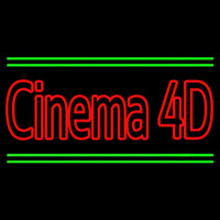 Cinema 4d With Line Neontábla
