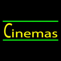 Cinemas With Green Line Neontábla
