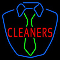 Cleaners Shirt Logo Neontábla
