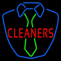 Cleaners Shirt Logo Neontábla