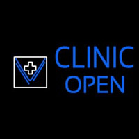 Clinic Open Neontábla