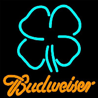 Clover Budweiser Beer Sign Neontábla