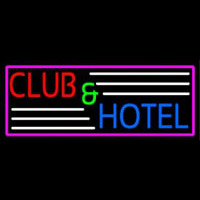 Club And Hotel Bar Neontábla